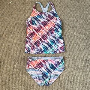 Athleta Girl Tankini and Matching Bikini Bottoms